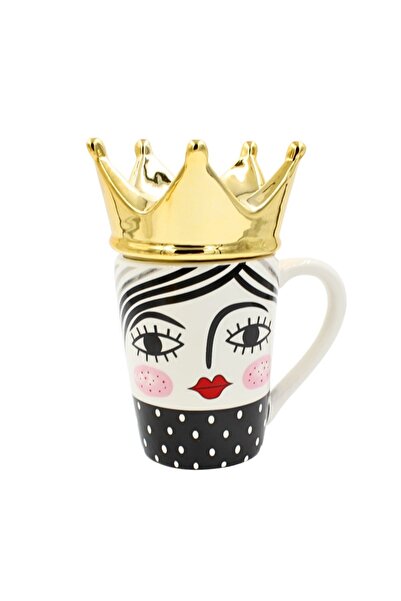 Hoff Interieur Чаша с капак Queen, 14x10x17.5cm, Hoff Interieur