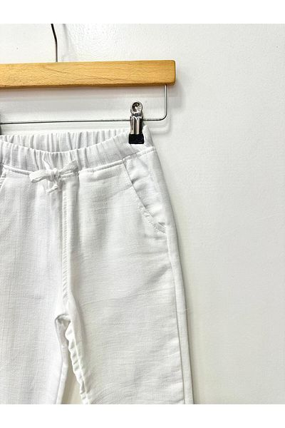 rois Muslin White Pants