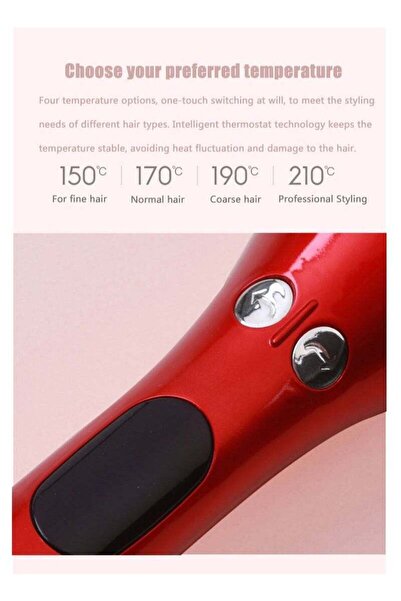 COOYA 5-Pieces Automatic Ceramic Hair Curler, With LCD Digital Display, Curling Iron, for Hair Types