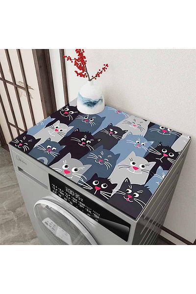 Else Dekor Dryer Washing Machine Cover - Liquid Proof, Non-Slip and Washable