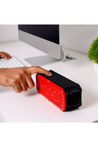 Geepas مكبر صوت بلوتوث قابل لإعادة الشحن | بطاقة USB/TF | 1000 مللي أمبير/ساعة ستيريو هاي فاي باس | GMS8591