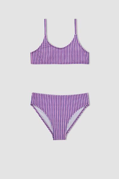 DeFacto Gestreiftes Bikini-Set für Mädchen - C1235A824SM