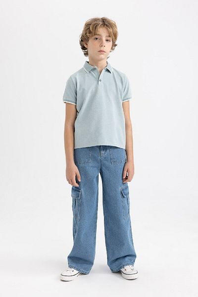 DeFacto Chlapecké polo tričko s krátkým rukávem C1597A824SM