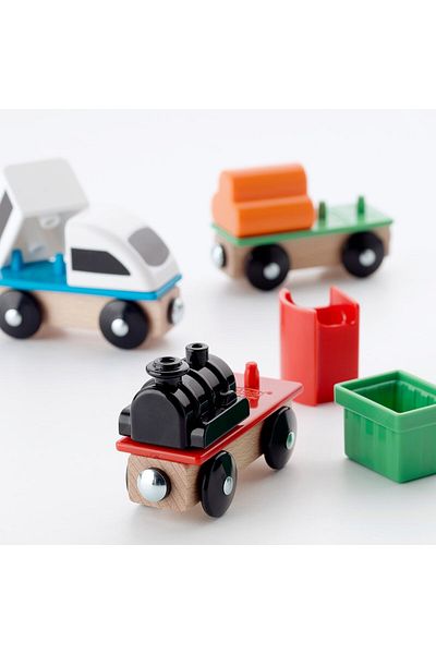 IKEA LILLABO 3-piece train set