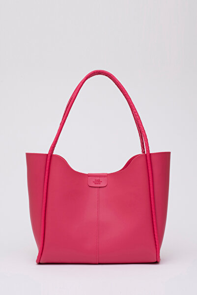 SHAKA Φούξια Shk76 μεγάλου μεγέθους γυναικεία τσάντα χειρός και ώμου με κουμπ...