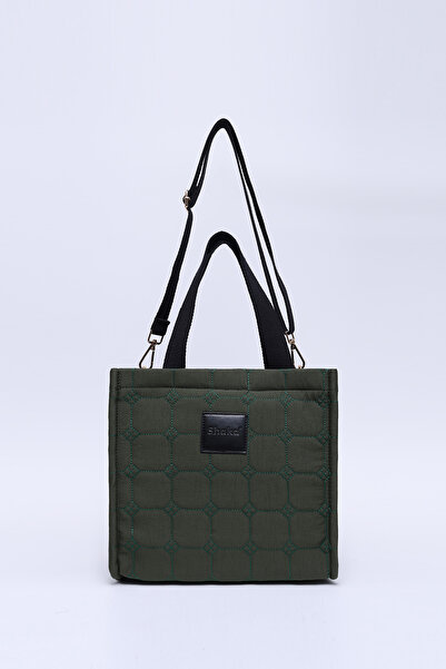 SHAKA Green Khaki Fabric - Leather Lined Hand, Arm and Shoulder Fabric with D...