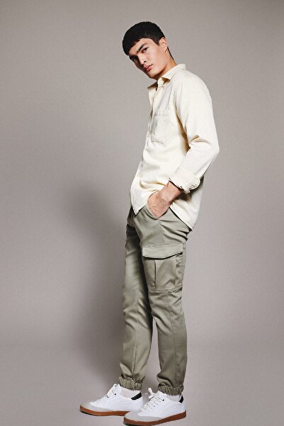 DeFacto Regular Waist Cargo Pocket Jogger Tactical Pants W8024Az24Sp