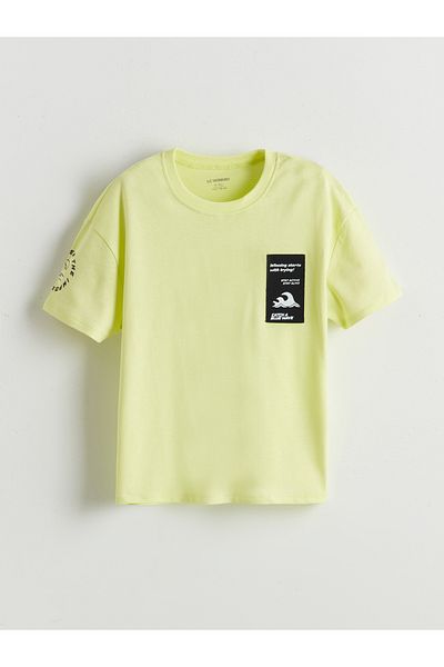 LC Waikiki Crew Neck Printed Boy's T-Shirt