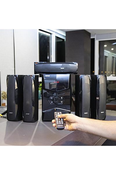 Geepas 5.1Multmdia Spkr/Usb/Sd/Fm/Mic/Bt/Rmt1x1