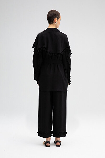 Touché Privé Tassel Detailed Trousers