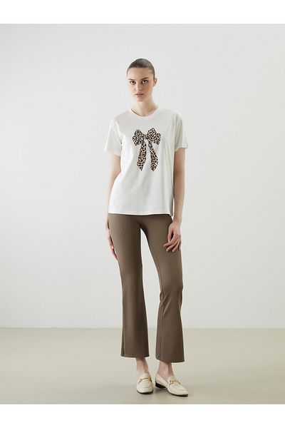 LC Waikiki Elastic Waist Spanish Leg Women's Tights Pants