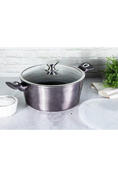 Berlinger Carbon PRO Line 18-piece marble-top cookware set