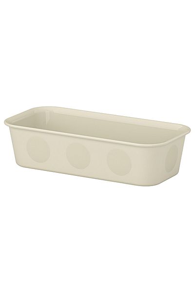 IKEA NOJIG Organiser, plastic/beige, 10 x 20 x 5 cm