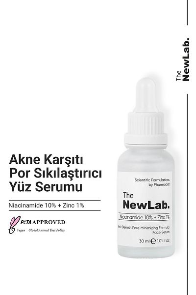 The NewLab سيروم العناية بالبشرة لشد المسام ومكافحة حب الشباب 30 مل (NIACINAMIDE 10% ZINC 1%)