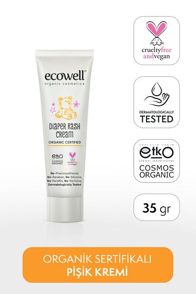 Ecowell Organic Diaper Rash Cream - Travel Size (35 gr)