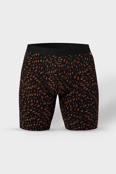Donkshot Patterned Long Lycra Men's Boxers 1014