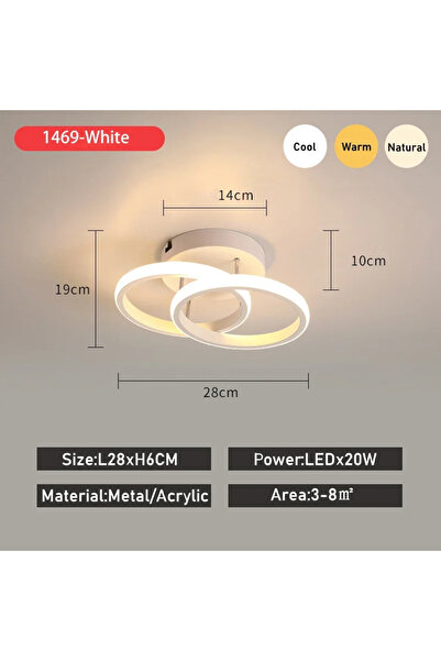 Choice LED 3 Color White-R Corridor and Corridor Lighting Fixtures Modern and...