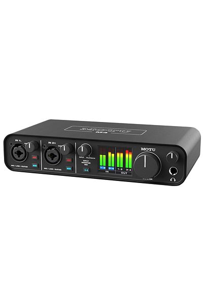 MOTU M4 Ess Sabre32 - Low Latency USB-C Studio Sound Card