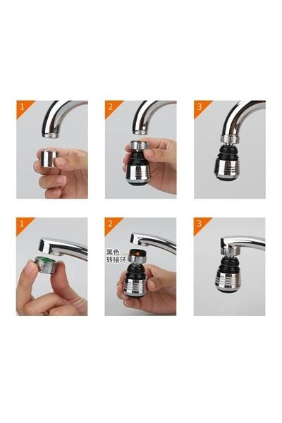 Store 2 Modes Water Saving Faucet Head - Short