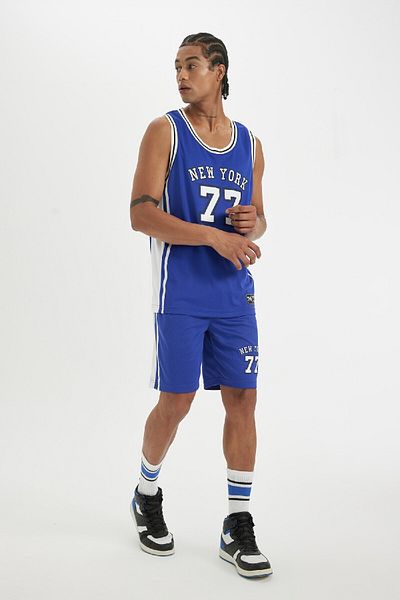 DeFacto DeFactoFit - Shorts aus schwerem Stoff mit kurzem Bein für Sportler C2421AX24SM