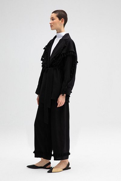 Touché Privé Tassel Detailed Trousers