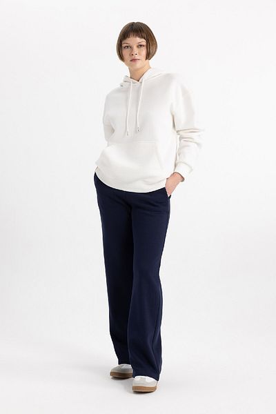 DeFacto Dicke Jogginghose mit gerader Passform und hoher Taille und Taschen B8571ax24sp