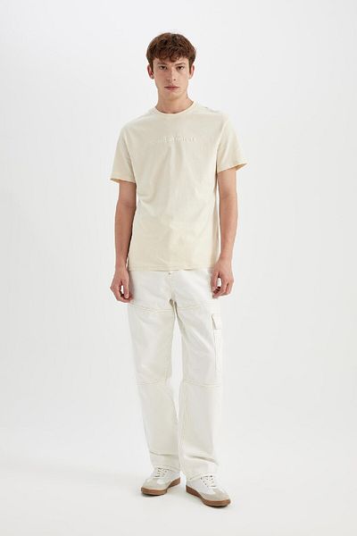 DeFacto Baggy Wide Fit Jeanshose mit normaler Taille und weitem Bein C1511AX24SM