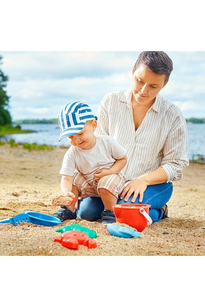 IKEA SANDIG 7-piece sand play set, multicolour