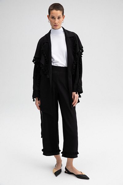 Touché Privé Tassel Detailed Trousers