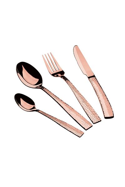 Berlinger Rosegold Metallic Line Stainless Steel Cutlery Set