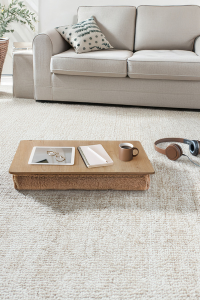 HAMUR Keyif Çalışma Tepsisi Yastıklı Dizüstü Bilgisayar Laptop Kucak Yatak Koltuk Kahvaltı Diz Minderli