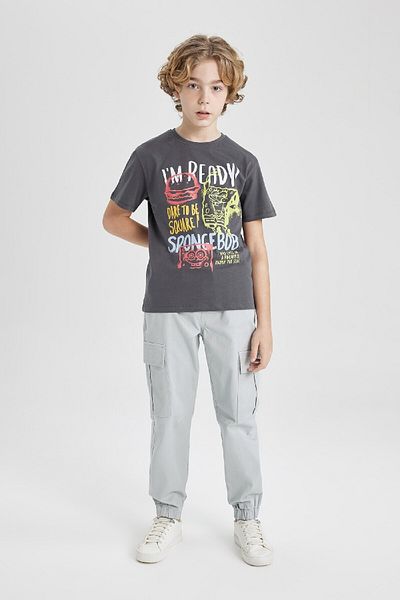 DeFacto Boys SpongeBob Crew Neck Short Sleeve T-Shirt C0517A824SM