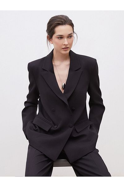 LC Waikiki Crepe Women's Blazer Jacket