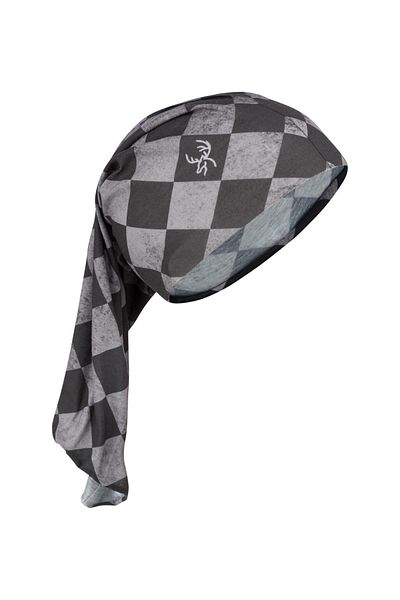 2AS Checker Black Bandana