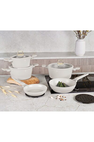 Berlinger 10-piece titanium surface dinnerware set Sahara Collection