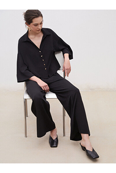 LC Waikiki Nevavm Crop Poplin Women's Shirt with a Difference