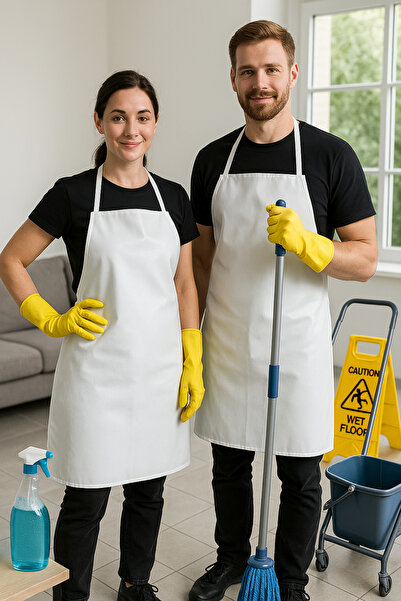 T Rain Waterproof Apron Dishwasher Apron PVC Kitchen Apron