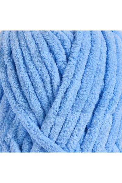 Kürkçü Han Πολυτελές Velvet 100gr 60m Πλεκτό Σχοινί Baby Blue