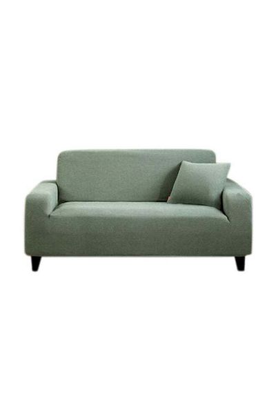 Generic MTL Double Seater Stretch Sofa Cover Green 145x185cm