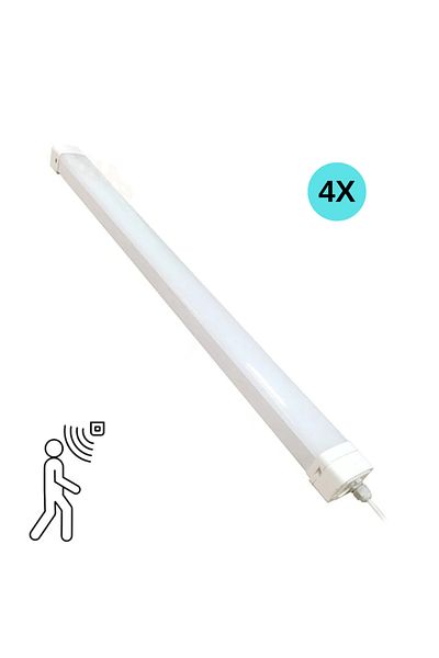 Forlife Ledvance Led Chip 40Watt Ip65 Radar Sensor Waterproof Luminaire (4 Pieces)