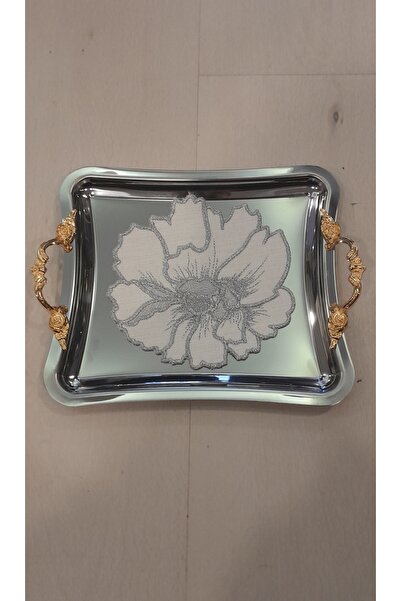 EKKE HOME منديل كوكتيل بنمط أوراق الشجر مكون من قطعتين