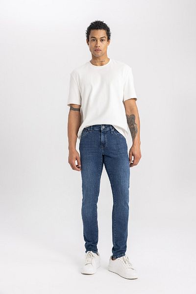 DeFacto Carlo Skinny Fit Extra Skinny Fit Κανονική μέση Extra Skinny Leg Jeans C0688ax24sp