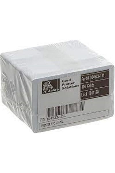 X Reklam Bilişim 104523 -111 Unprinted Pvc Card 100 Pack
