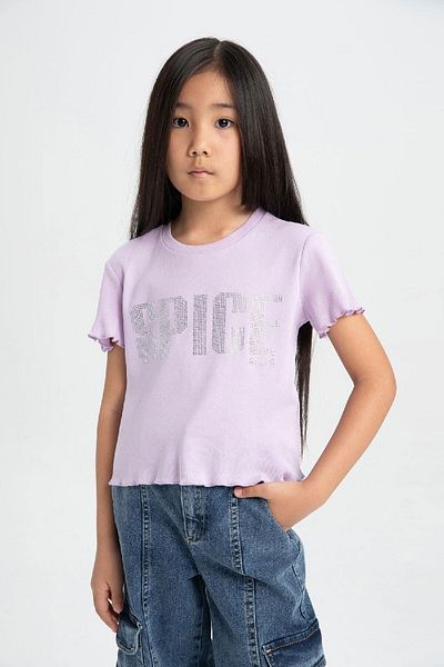 DeFacto Spice Girls Girls T-Shirt - Crew Neck, Short Sleeve C2634a824sm