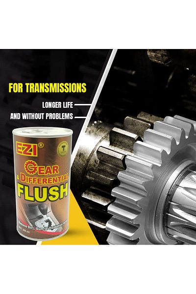 EZI Gear & Differential Flush 300ml – Transmission Cleaner, Removes Dirt, Gum & Oxidation Acid