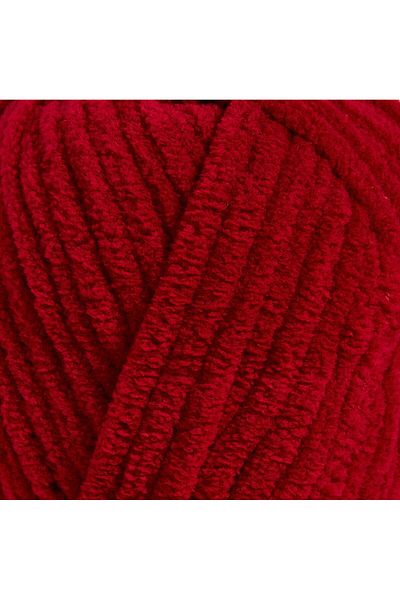 Kürkçü Han Luxury Velvet 100Gr 60m Hand Knitting Yarn Dark Red