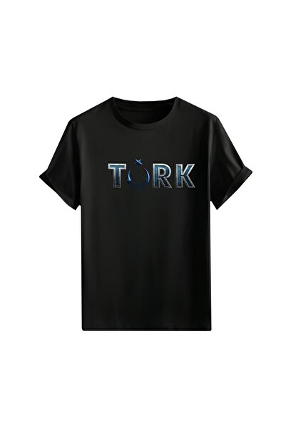 Gölge Store Türk ,Türklük ve Göktürk Simgeli Ulusal Baskılı Oversize Unisex T...