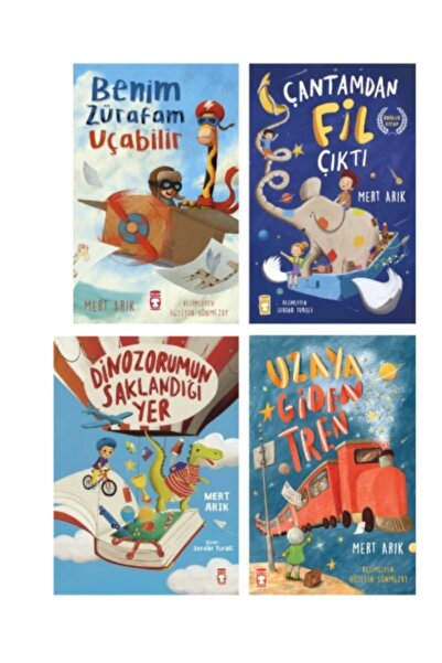 Timaş Çocuk TİMAŞ YAYINLARI BENİM ZÜRAFAM UÇA BİLİR - ÇANTAMDAN FİL ÇIKTI - D...