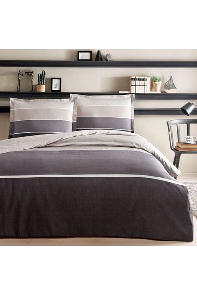 Taç Lenjerie pat dublu bumbac 100% satinat, TaçMako-Satin, Hazel Murdum (mov)