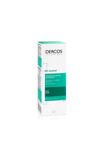 Vichy VICHY-DERCOS OIL CONTROL SHAMPOO 200ml - GREEN BOX